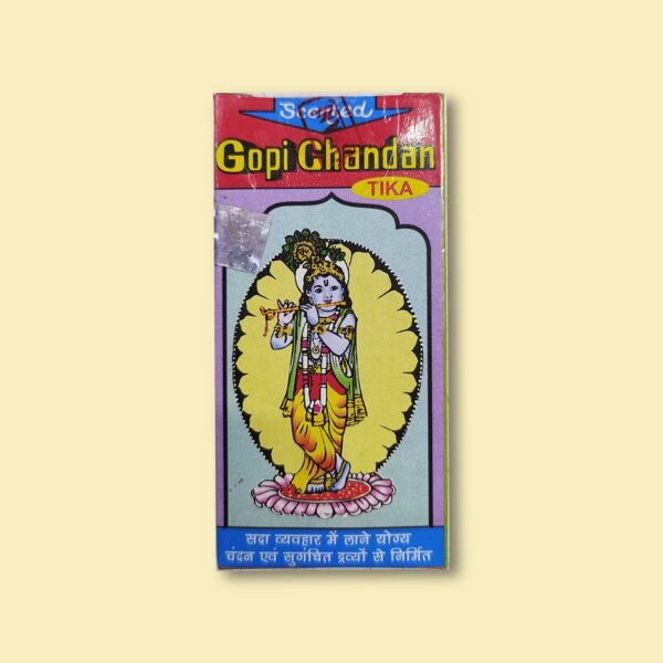 Authentic Gopichandana (Gopi Chandana), enhancing your spiritual practice. Buy now for divine blessings and sacred experiences.