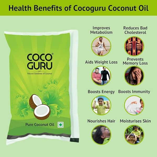 Cocoguru Pure Coconut Oil Health Benefits