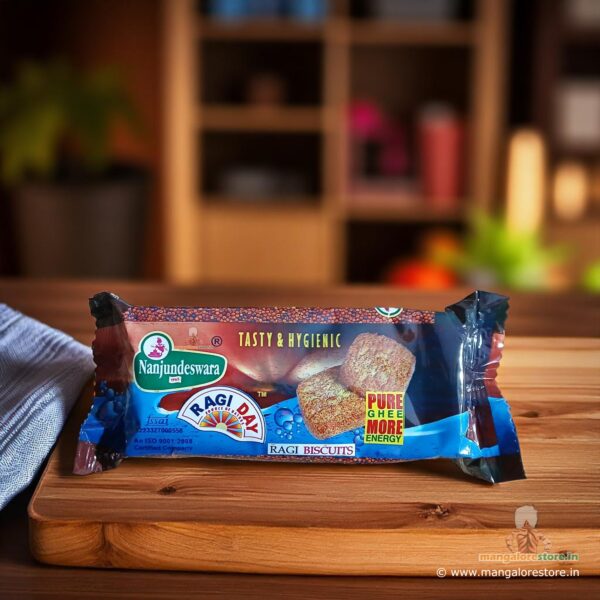 Nanjundeshwara Ragi Biscuits (75 gms) - Image 2