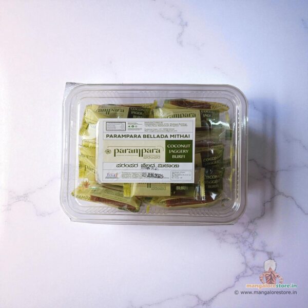 Parampara Coconut Jaggery Burfi
