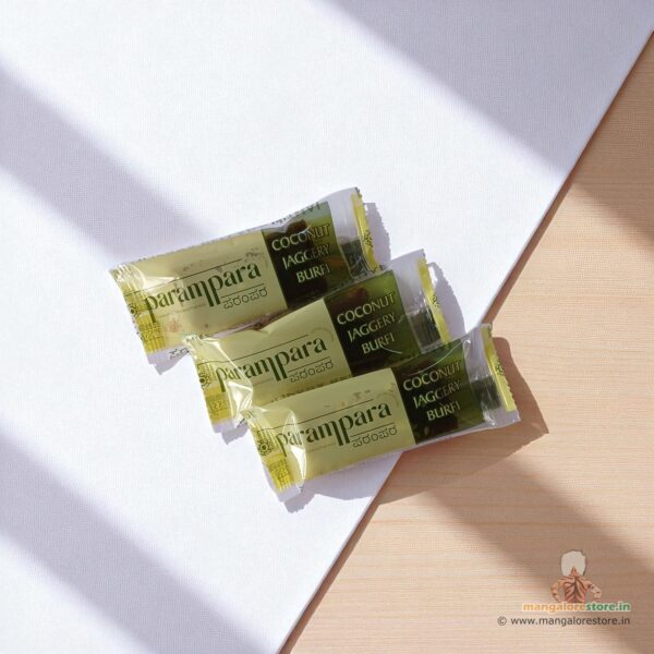 Parampara Coconut Jaggery Burfi (Pack of 30) - Image 2