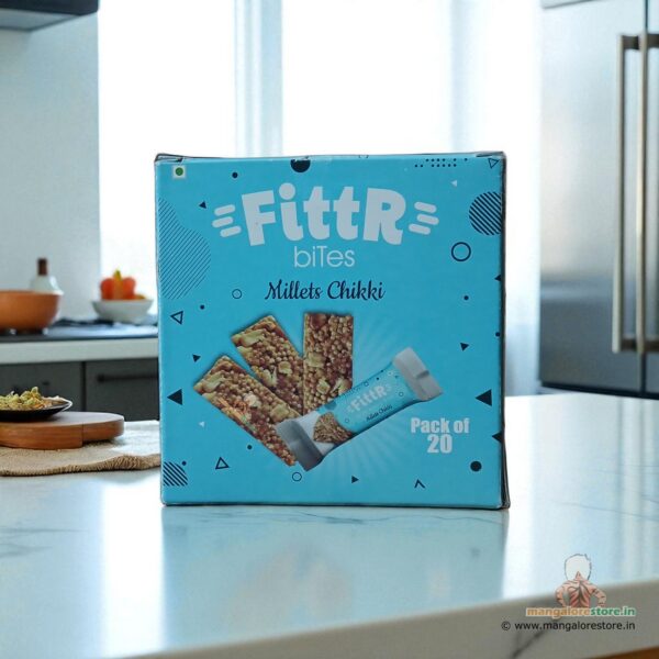 FittR Bites Millet Chikki Box of 20