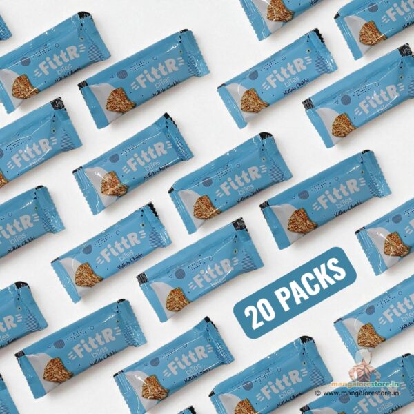 FittR Bites Millet Chikki Box of 20